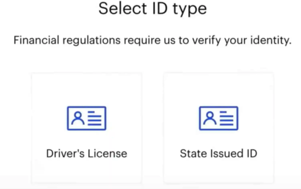 Select ID to verify