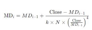 The formula of the McGinley Dynamic