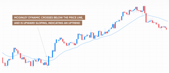 Indicating upward with McGinley Dynamic